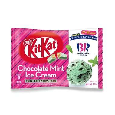 KITKAT JAPAN BASKIN ROBBINS CHOCO MINT 10 PIECES