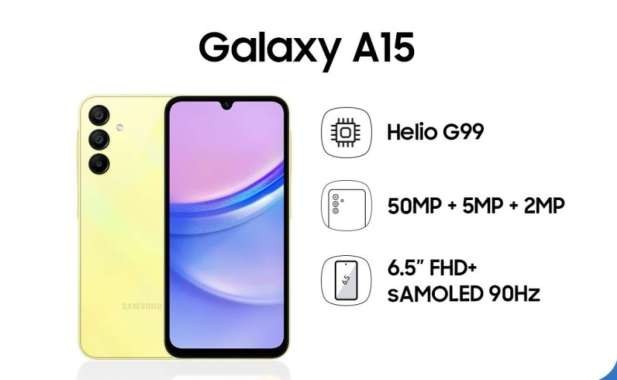 Samsung Galaxy A15 8/128 GB Yellow