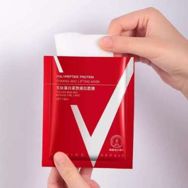 V Face Lifting Mask V-shaped Face Tightening Mask Anti Wrinkles Masker Wajah v mask bisutang 5 pcs