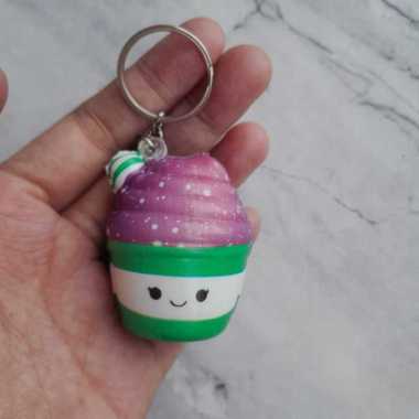 HWLB Mainan Squishy Mini Karakter SANRIO MIXUE Snowman Toys SQUISHY GKSquishy EskrimUngu