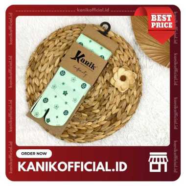 Kanik Kaos Kaki Infinity Printing Button Motif Warna Hijau