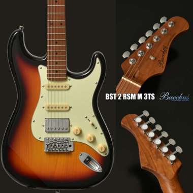 Bacchus BST-2 Series 6-Strings Electric Guitar BST-2RSM-M-SFG