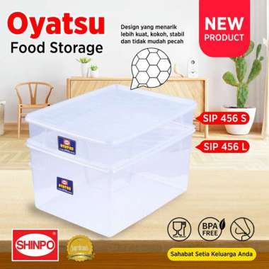 Shinpo Sealware Kotak Donat Kotak Kue - OYATSU 15 Ltr