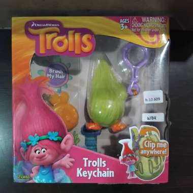 Trolls 2" Character Keychain: Fuzzbert