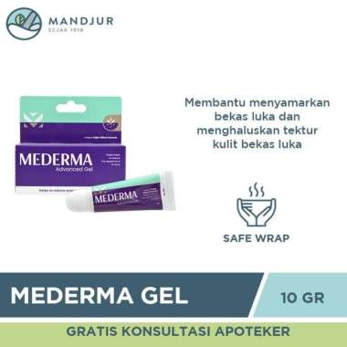 Original Mederma Proaktif Gel 10 Gr - Menyamarkan Bekas Luka dan Keloid