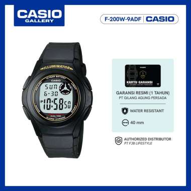 Casio Original F-200W-9ADF Jam Tangan Pria Digital
