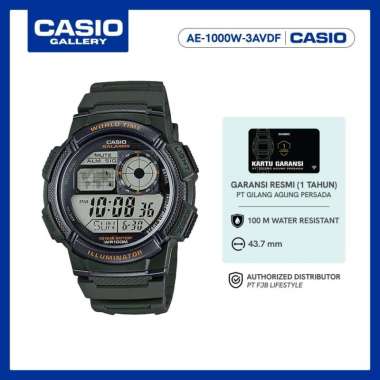 Casio Original AE-1000W-3AVDF Jam Tangan Pria Digital Waterproof