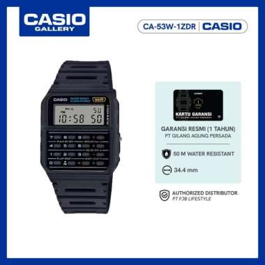 Casio Jam Tangan Original Pria CA-53W-1ZDR Digital Black