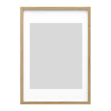 Bingkai Frame Foto Dinding Pajangan Dekorasi Ukuran 50x70cm_Efek Kayu Oak