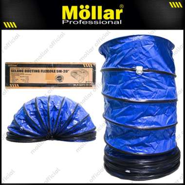 MOLLAR SDF5-50-20" Selang Flexible Ducting 5 meter Blower Ventilator Hose Exhaust