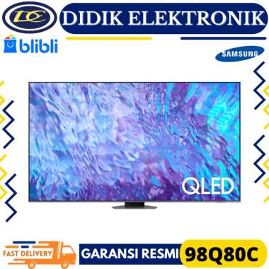 Tv SAMSUNG 98Q80C 98 Inch Qled Smart Tv 4K UHD