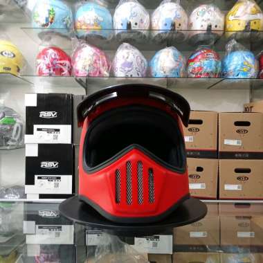 HELM HBC CAKIL RED DOFF ORIGINAL