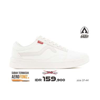 Aerostreet 37-44 Massive Low 2.0 Natural Natural - Sepatu Sneakers Casual 39