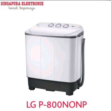 LG Mesin Cuci 2 Tabung 8kg P-800NONP