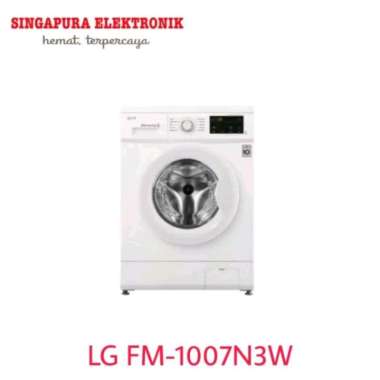 LG Mesin Cuci 1 Tabung Bukaan depan 7kg FM-1007N3W