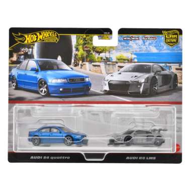 Hot Wheels Premium 2-Pack Audi S4 Quattro/Audi R8 LMS HBL96 JDY82