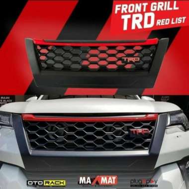 New Front Grill / Gril Depan TRD Black Doff All New Fortuner Vrz Trd