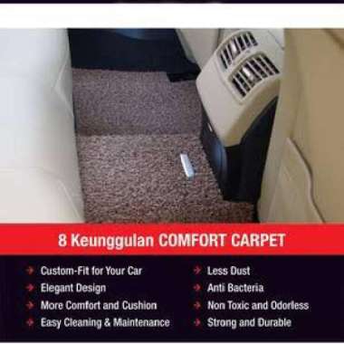 Karpet comfort deluxe khusus Vios 2003-2005 2 baris