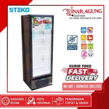STEKO MG-300 / MG300 SHOWCASE NO FROST 280 L - GARANSI RESMI