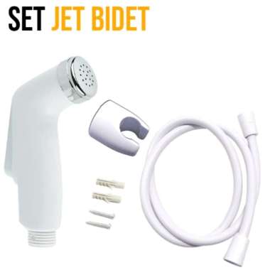 Bidet Toilet Shower Set ( Selang + Kepala )