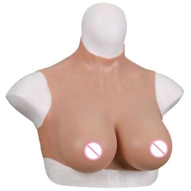 Silicone Breast Forms Boobs for Huge Chest Wearing a chest G CUP