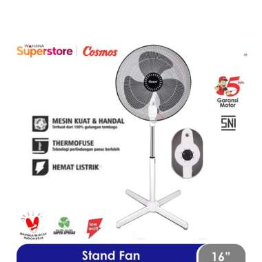 Cosmos Standing Fan 16 Inch - 16XDC | 16XDC Putih