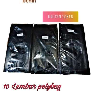 polybag media tanam 10 lembar ukuran 10x15/polybag tebal kuat