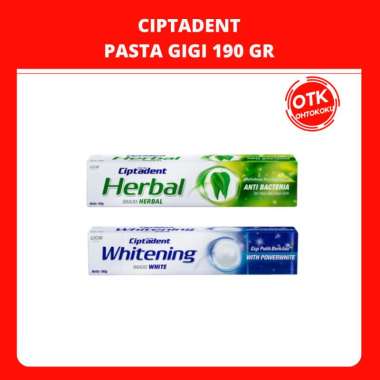 CIPTADENT PASTA GIGI HERBAL & WHITENING 190GR herbal