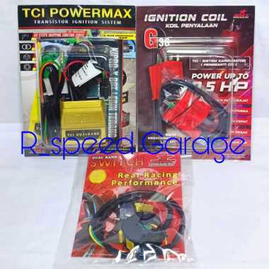 CDI TCI + KOIL G36 BRT POWERMAX DUALBAND JUPITER MX 135 OLD 4 SPEED NEW 5 SPEED CDI TCI RK + SAKLAR