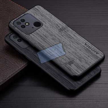 Case Poco C40 Case Aioria Bambu Pattern Original Poco C40 4G Case Black