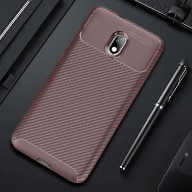 Original Case Shockproof Case Xiaomi Redmi 8A Soft Case Redmi 8A Case Cokelat