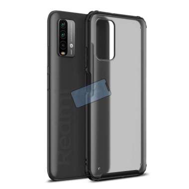 Case Xiaomi Redmi 9T Fuze Frosted Anti Crack Baby Skin Casing Redmi 9T Hitam