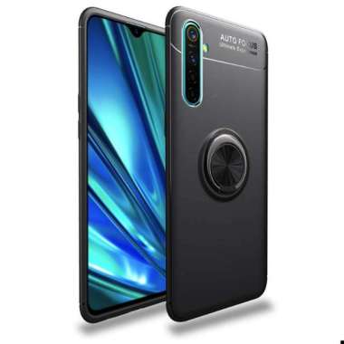 Oppo Realme XT Magnetic Ring Softcase Original Auto Focus Case Realme