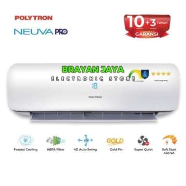 AC POLYTRON 1 PK PAC-09VZ NEUVA PRO PREMIUM GARANSI RESMI POLYTRON 10 TAHUN