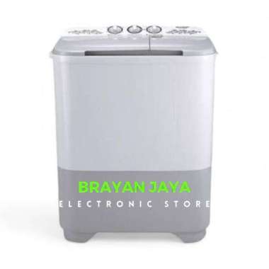 MESIN CUCI SHARP 2 TABUNG ES-T80MW-HK KAPASITAS 8 KG GARANSI RESMI SHARP