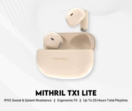 Earphone Fantech TWS Bluetooth Wireless MITHRIL TX1 LITE Black