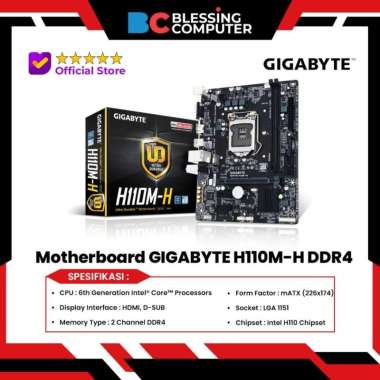 Motherboard GIGABYTE H110M-H DDR4