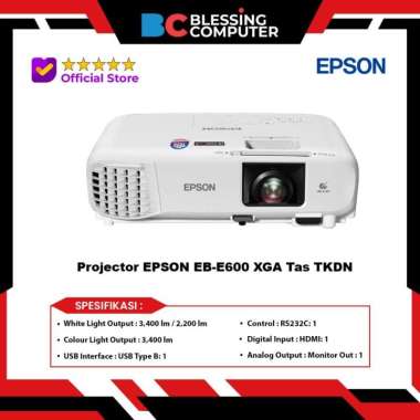 Projector EPSON EB-E600 XGA Tas TKDN