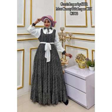 GAMIS IMPORT BRANDED SHR CERUTY BKK IMPOR ORI BERKUALITAS BAGUS KEMBANG CIRCLE Ld110cm (Standard) Hi