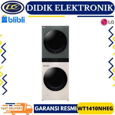Mesin Cuci LG WT1410NHEG 10KG/ 14KG Mesin Cuci Front Loading Washer Dryer