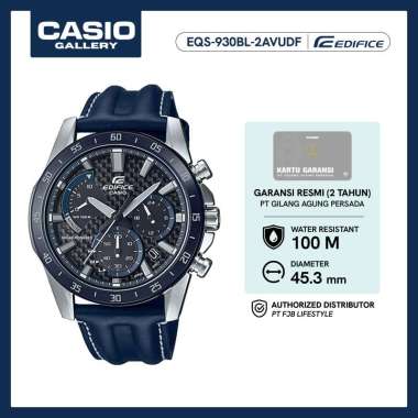 Casio Edifice Jam Tangan Original EQS-930BL-2AVUDF Watches