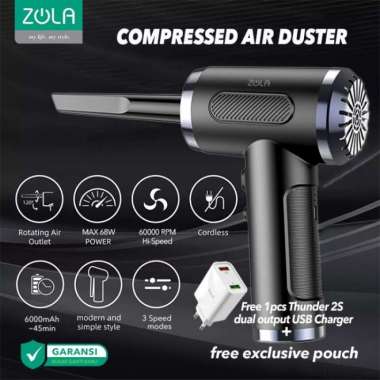 Zola Wireless Air Duster Blower Komputer PC Laptop Kamera Alt Opolar - Air Duster Air Duster