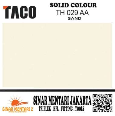 TACO HPL SOLID COLOUR TH 029 AA SAND
