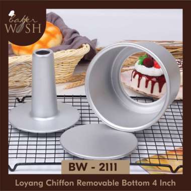 Loyang Chiffon Cake Pan Removable Bottom 4 Inch/ Loyang Kue Chiffon Bongkar Pasang - BW 2111