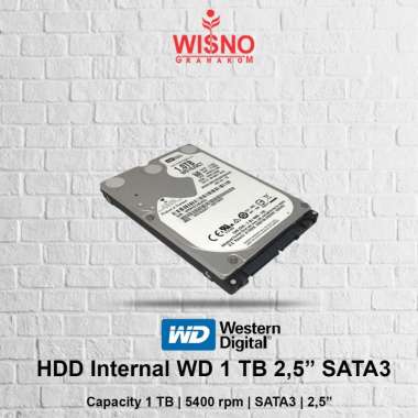 HDD Internal WD 1 TB 2,5" SATA3