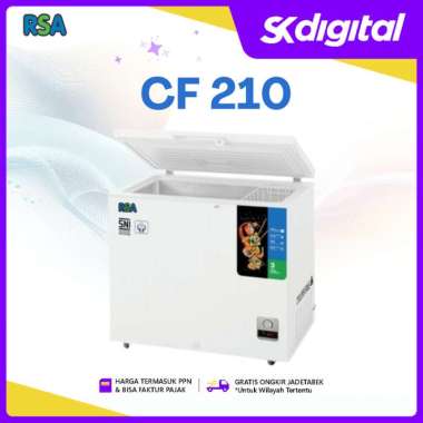 Chest Freezer RSA CF-210 / CF 210 Freezer Box 200 liter