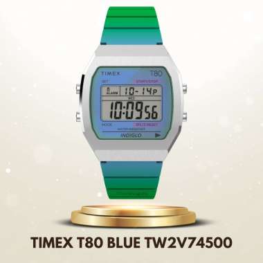 Timex T80 TW2V74500 Blue Jam Tangan Timex Original