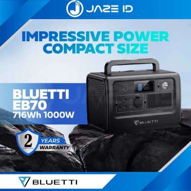 Bluetti EB70 Portable Power Station 1000W Power Bank Besar Powerbank
