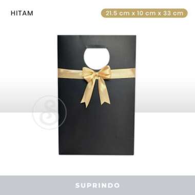 Paper Bag Premium / Kantong Kado Hitam