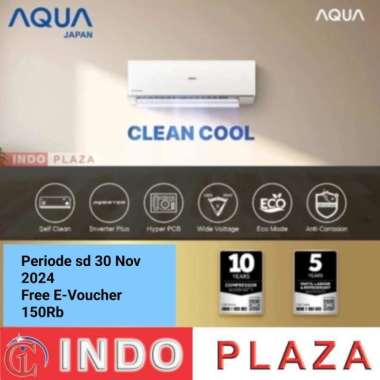 AC AQUA INVERTER 1/2 PK AQA-KCR5VQCL SELF CLEAN + ANTI KARAT